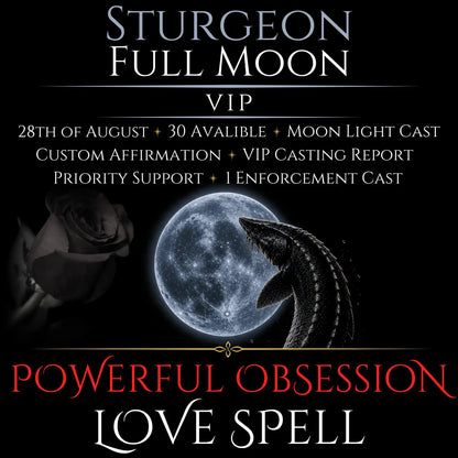 Sturgeon Full Moon Intense Devotion Love Spell