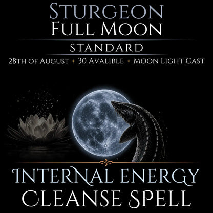 Sturgeon Full Moon Internal Energy Cleanse Spell