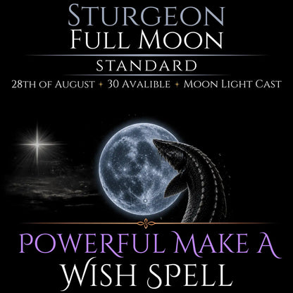 Sturgeon Full Moon Make A Wish Bespoke Spell
