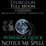 Sturgeon Full Moon Notice Me Attraction Spell