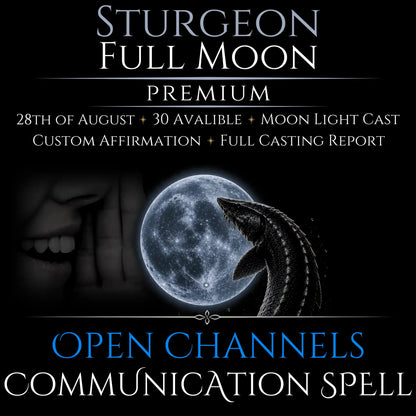 Sturgeon Full Moon Open Communication Clarity Spell