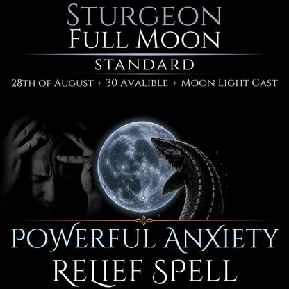 Sturgeon Full Moon Anxiety Relief Peace Spell