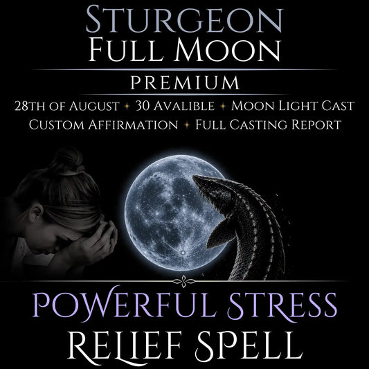 Sturgeon Full Moon Stress Relief Peace Spell