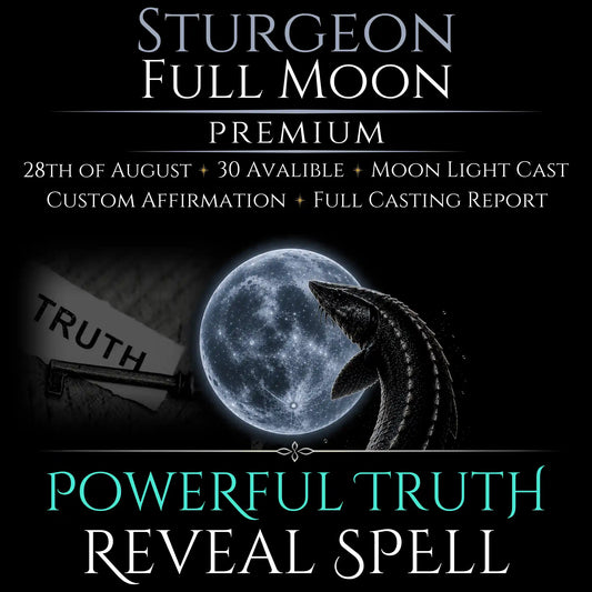 Sturgeon Full Moon Truth Reveal Clarity Spell