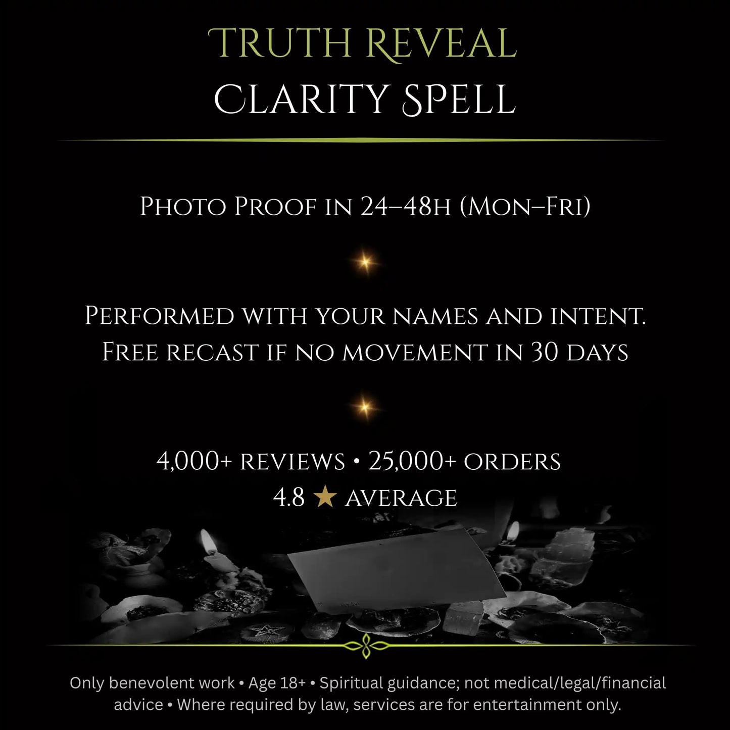 Truth Reveal Clarity Spell