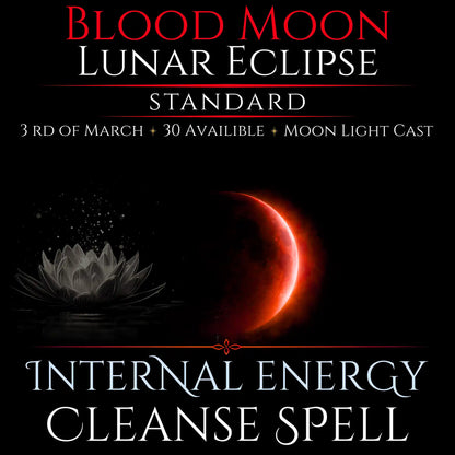 Blood Moon Lunar Eclipse Internal Energy Cleanse Spell