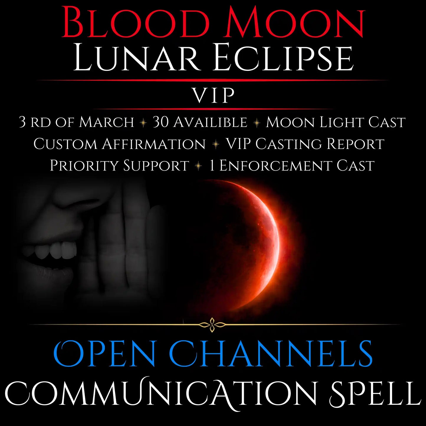 Blood Moon Lunar Eclipse Open Communication Clarity Spell