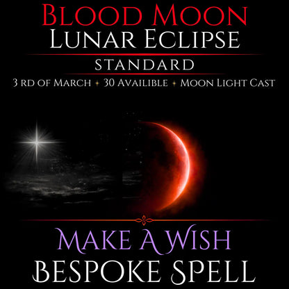 Blood Moon Lunar Eclipse Make A Wish Bespoke Spell