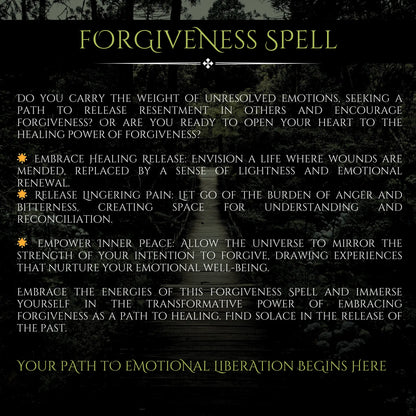 Crow New Moon Peace of Mind Forgiveness Spell