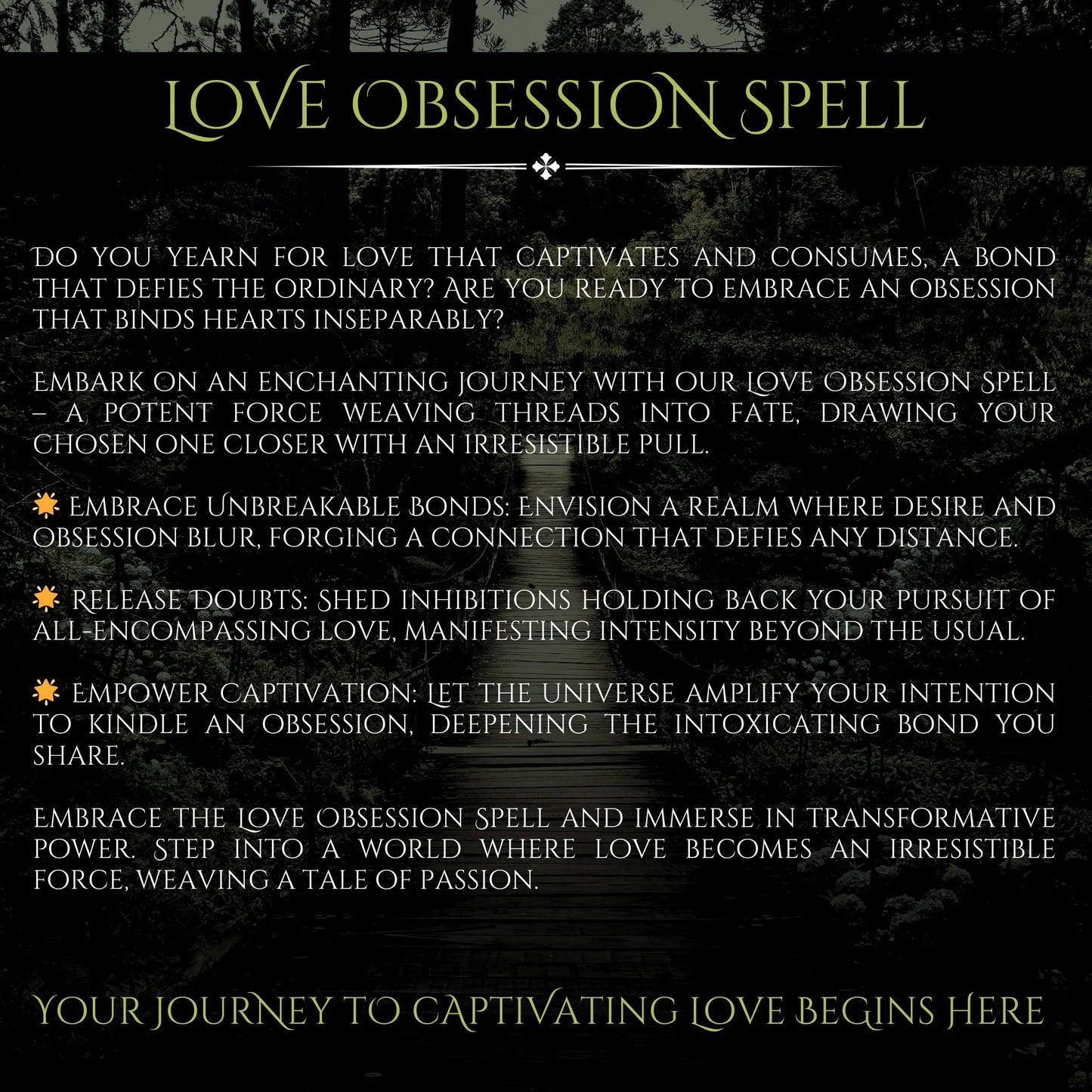 Crow Full Moon Powerful Obsession Love Spell