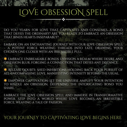 Crow New Moon Powerful Obsession Love Spell